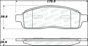 StopTech Street Select Brake Pads