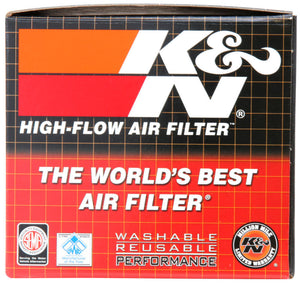 K&N Filter Universal Clamp-On Filter 2in Flange / 2-23/32in Base / 3in x 2in Top / 2-3/4in Height