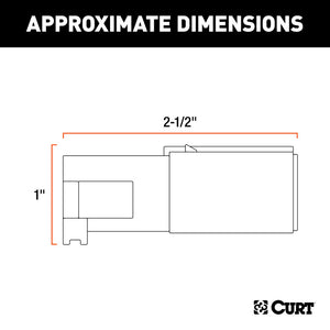 Curt 4-Way Round Connector Plug (Trailer Side Packaged)