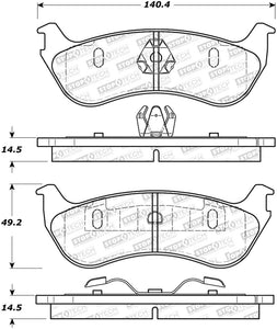 StopTech Street Select Brake Pads