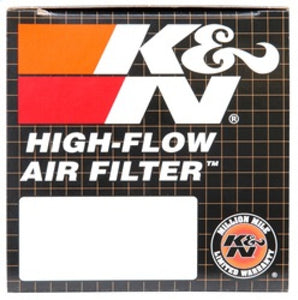 K&N Filter Universal Rubber Filter 2 7/16 inch Flange 4.5x3.75 inch Base 3.5x2.5 inch Top 2.75 inch