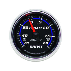 Autometer Cobalt 52mm 2 BAR Mechanical Boost Gauge