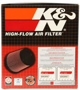 K&N Universal Air Filter - Round Tapered 4in Flange ID / 5.375in Base OD / 4in Top OD / 5.5in H