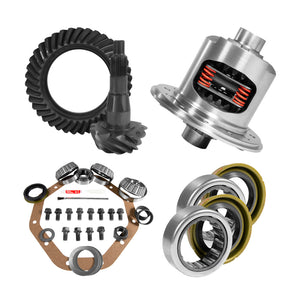 Yukon 9.25in CHY 3.21 Rear Ring & Pinion Install Kit 31 Spline Positraction 1.7in Axle Bearings