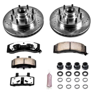 Power Stop 96-02 GMC Savana 3500 Front Z36 Truck & Tow Brake Kit