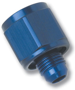 Russell Performance BLUE ANODIZED -12 TUBE COUPLING NUT W/ FLARED REDUCER TO -10 AN MALE