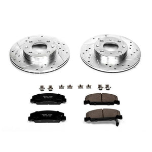 Power Stop 88-89 Honda CRX Front Z23 Evolution Sport Brake Kit