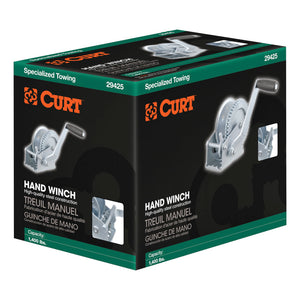 Curt Hand Winch (1400lbs 7-1/2in Handle)