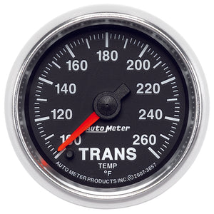 Autometer GS 100-260 degree Electronic Trans Temperature Gauge