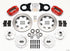 Wilwood Dynapro Dust-Boot Front Kit 12.19in Red 1965-1969 Mustang Disc & Drum Spindle