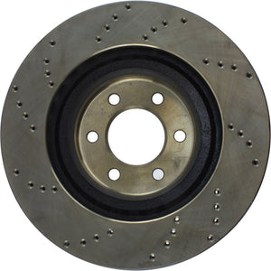 StopTech 92-02 Dodge Viper Drilled Front Left Cryo Rotor