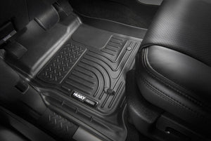 Husky Liners 13-15 Hyundai Sante Fe Sport/Sport 2.0T WeatherBeater Front Row Black Floor Liners