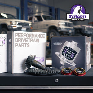 Yukon 7.5in GM 3.42 Rear Ring & Pinion Install Kit 26 Spline Positraction 2.25in Axle Bearings