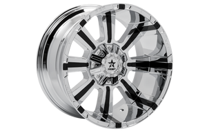 RBP 94R 22x12 5x139.7 BP / 4.75 BS -44mm Offset 78mm CB (Hub Centric) Chrome w/Blk Inserts Wheel