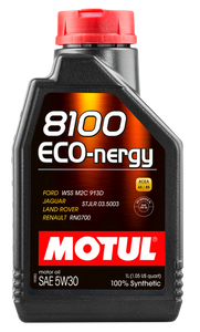 Motul 1L Synthetic Engine Oil 8100 5W30 ECO-NERGY - Ford 913C