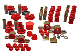 Energy Suspension 95-98 Nissan 240SX (S14) Red Hyper-Flex Master Bushing Set