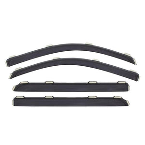 AVS 06-10 Hyundai Accent Ventvisor In-Channel Front & Rear Window Deflectors 4pc - Smoke