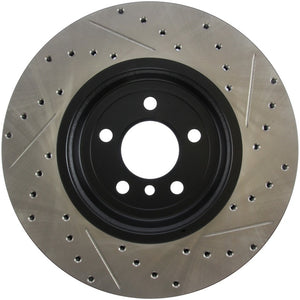 StopTech 2011-2013 BMW 535i / 2012-2016 BMW 640i Slotted & Drilled Front Right Brake Rotor