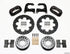 Wilwood Forged Dynalite Rear Drag Kit Drilled Rotor Chev 12 Bolt w C-Clips