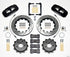 Wilwood AERO4 Rear Kit 14.25in Drilled 2008-2009 Pontaic G8 w/Lines