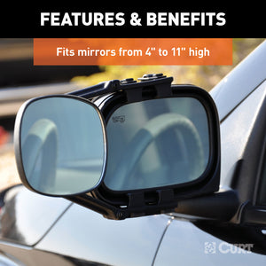 Curt Extended View Tow Mirror