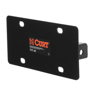 Curt Hitch-Mounted License Plate Holder (Fits 2in Receiver)