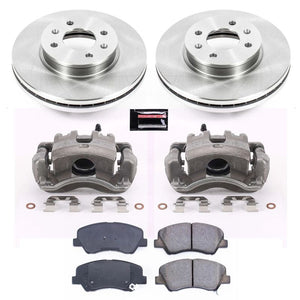 Power Stop 12-18 Hyundai Accent Front Autospecialty Brake Kit w/Calipers