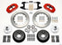 Wilwood Narrow Superlite 6R Front Hub Kit 14.00in Red 74-80 Pinto/Mustang II Disc Spindle only