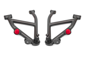 BMR 82-92 GM F-Body A-Arms Lower DOM Non-Adj Delrin Bushings Coilover - Black Hammertone