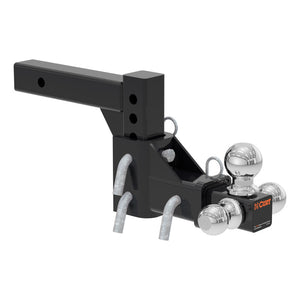 Curt Adjustable Tri-Ball Mount (2in Shank 1-7/8in 2in & 2-5/16in Balls)