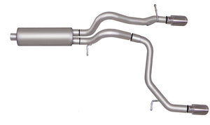 Gibson 08-10 Hummer H3 Alpha 5.3L 2.5in Cat-Back Dual Split Exhaust - Stainless