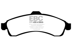 EBC 03-05 Buick Rainier 4.2 Yellowstuff Front Brake Pads