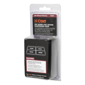 Curt 5th Wheel Rail Sound Dampening Pads (Packaged)