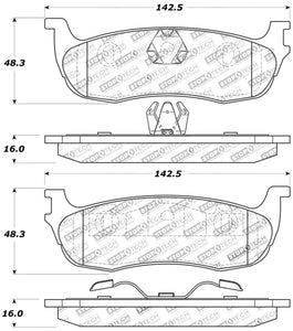 StopTech Sport Brake Pads w/Shims and Hardware - Front