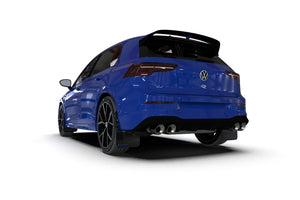 Rally Armor 22-24 VW MK8 Golf GTI/R Black UR Mud Flap w/White Logo