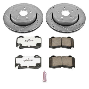 Power Stop 06-10 Jeep Grand Cherokee Rear Z26 Street Warrior Brake Kit