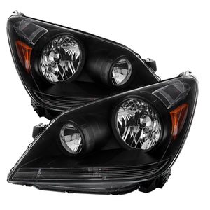 Xtunehonda Odyssey 05-07 Crystal Headlights Black HD-JH-HODY05-AM-BK