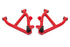 BMR 82-92 GM F-Body A-Arms Lower DOM Non-Adj Delrin Bushings Coilover - Red