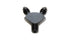 Vibrant -3AN x -3AN x 1/8in NPT Y-Adapter Fitting - Aluminum