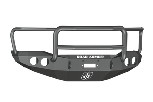 Road Armor 07-13 Toyota Tundra Stealth Front Winch Bumper w/Lonestar Guard - Tex Blk