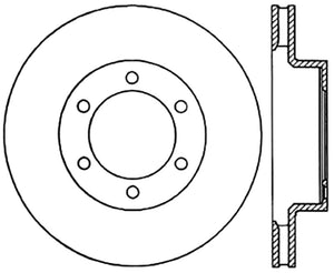 Stoptech 03-09 Toyota 4Runner / 05-14 Toyota FJ Cruiser Front Performance Cryo Brake Rotor