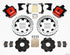 Wilwood Combination Parking Brake Rear Kit 12.19in Drilled Red Civic / Integra Drum 2.71 Hub Offset