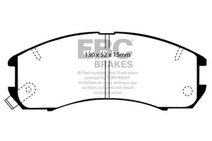 EBC 89-92 Ford Probe 2.2 Yellowstuff Front Brake Pads