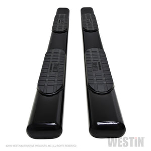 Westin 19-21 Chevrolet Silverado Crew Cab PRO TRAXX 6 Oval Nerf Step Bars - Black