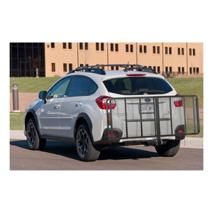 Curt 60in x 24in Basket-Style Cargo Carrier (Folding 2in Shank)