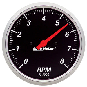 Autometer Designer Black 5in 8k RPM Tachometer Gauge