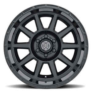 ICON Recoil 20x10 6x5.5 -24mm Offset 4.5in BS Gloss Black Wheel