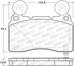 StopTech Street Brake Pads - Rear