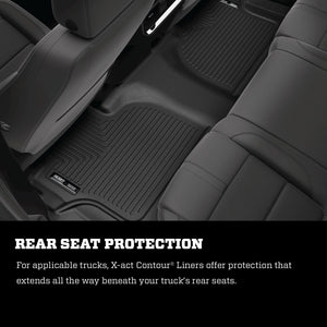 Husky Liners 18-22 Ford Expedition/18-19 Lincoln Navigator X-Act Contour Black Floor Liners(3rd Row)