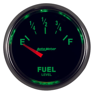 AutoMeter Gauge Fuel Level 2-1/16in. 240 Ohm(e) to 33 Ohm(f) Elec Gs